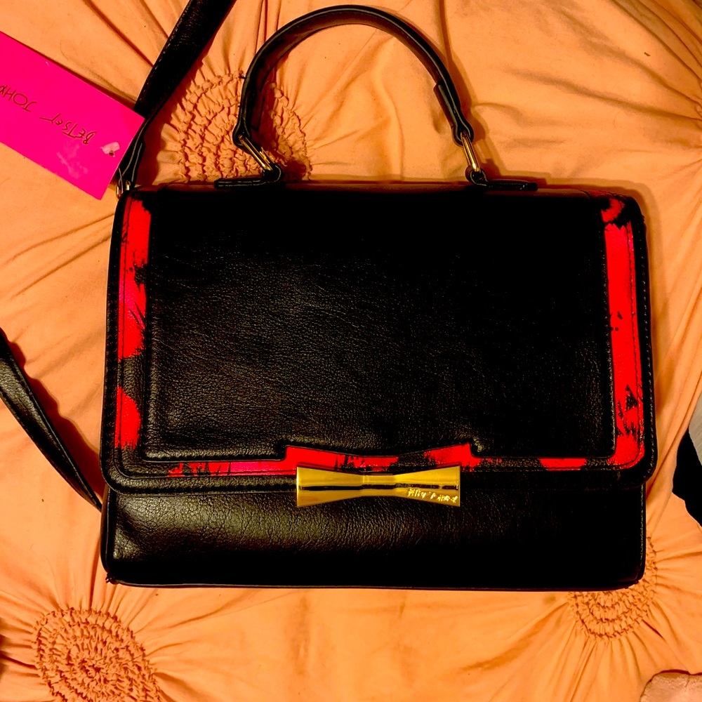 Black purse by Betsey Johnson